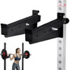 YES4ALL 1,000 LBS CAPACITY - PREMIUM SAFETY SQUAT BAR ATTACHMENT - BLACK