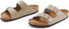 BIRKENSTOCK ARIZONA SOFT FOOTBED UNISEX SANDALS - SIZE: MEN 8 WOMEN 10 - TAUPE