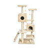 AMAZON BASICS EXTRA LARGE CAT TREE TOWER WITH DUAL CONDO CAVE - BEIGE