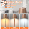 BOSCEOS CORDLESS TABLE LAMP - BROWN
