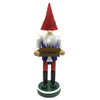SANTA'S WORKSHOP 12" GO AWAY GNOME NUTCRACKER