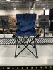 TREK OUTDOOR LIVING SOLUTIONS HEAVY DUTY CAMPING CHAIR - DARK BLUE New