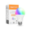 Amazon Basics Smart A19 LED Light Bulb Color Changing 9W 60W Equivalent 1 Pack Amazon Basics Smart A19 LED Light Bulb Color Changing 9W 60W Equivalent 1 Pack
