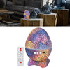 YWBL-WH LED STAR PROJECTOR DINOSAUR EGG ADJUSTABLE ANGLE BLUETOOTH - MULTICOLOR