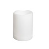 EZIGARDEN WATERPROOF LED PILLAR CANDLE OUTDOOR FLAMELESS FLICKERING WHITE