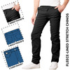 GALAXY BY HARVIC MEN’S HEAVYWEIGHT FLEECE-LINED STRETCH PANTS, BLACK, SIZE:40X31 New
