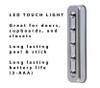 LED TECHNOLOGY LED TOUCH LIGHT (PEEL N STICK) - SILVER GRAY - SILVER GRAY New