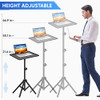 Texet Projector Stand, Laptop Tripod Stand with Adjustable Height, Portable