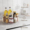 LAMU 3 PACK LAZY SUSAN TURNTABLE ORGANIZER FOR CABINET REFRIGERATOR 10 New
