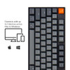 KEYCHRON K10 FULL SIZE BLUETOOTH GATERON G PRO RED SWITCH KEYBOARD - BLACK