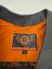 TRUE ELEMENT MENS STYLE LEATHER MOTORCYCLE VEST - SIZE: MEN L - BLACK New