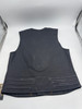 TRUE ELEMENT MENS STYLE LEATHER MOTORCYCLE VEST - SIZE: MEN L - BLACK New