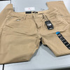 BLU ROCK SLIM STRETCH STRAIGHT JEANS - SIZE: MEN 36X32 - KHAKI New