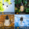 AOYCOCR OUTDOOR 85.3FT PLUG SMART APP & REMOTE CONTROL - WARM WHITE