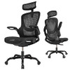 Ergonomic Office Desk Chair High Back Mesh Chair with Adjustable Flip-up Arms
