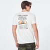 OAKLEY MEN'S HERITAGE 6 SHORT SLEEVE TEE - SIZE: MEN L - ARCTIC WHITE New