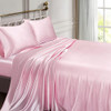 Vonty Satin Sheets Full Size Silky Soft Satin Bed Sheets Pink Satin Sheet Set Vonty Satin Sheets Full Size Silky Soft Satin Bed Sheets Pink Satin Sheet Set