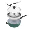 CUISINART PREFERRED PAN 4-PC SET - SAGE GREEN (MULTI-PURPOSE PAN w/COVER)