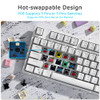 RK ROYAL KLUDGE RK89 85% Triple Mode BT5.0/2.4G/USB-C Hot Swappable Blue Switch RK ROYAL KLUDGE RK89 85% Triple Mode BT5.0/2.4G/USB-C Hot Swappable Blue Switch