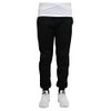 GALAXY BY HARVIC MEN'S SLIM FIT JOGGER PANTS - SIZE: MEN L - BLACK New