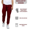 GALAXY BY HARVIC MEN'S SLIM FIT JOGGER PANTS - SIZE: MEN L - BLACK New