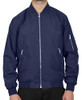 TSPJ-145NV Galaxy by Harvic Men's Lightweight MA-1 Bomber Jacket Men Navy L New