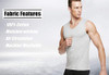 GALAXY BY HARVIC MENS HEAVY-WEIGHT RIBBED TANK TOP SIZE: MEN XL - CHARCOAL New