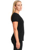 INFINITY CHEROKEE NURSE SCRUBS TOP MOCK WRAP WITH 2 POCKETS WOMEN M BLACK New
