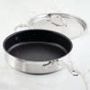 HESTAN PROBOND CLAD TITUM® STAINLESS STEEL 5-QUART COVERED SAUTE PAN - SILVER