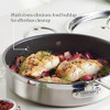 HESTAN PROBOND CLAD TITUM® STAINLESS STEEL 5-QUART COVERED SAUTE PAN - SILVER