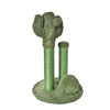 AMAZON BASICS CACTUS CAT SCRATCHING TRIPLE POSTS, DANGLING 27", GREEN -GREEN