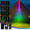AOYCOCR OUTDOOR CHRISTMAS DECORATIONS STAR STRING LIGHTS 58 MODES - RGB