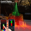 AOYCOCR OUTDOOR CHRISTMAS DECORATIONS STAR STRING LIGHTS 58 MODES - RGB