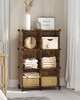 SONGMICS 6 Cube Storage Organizer, DIY Closet Shelf, Plastic Clothes Organized