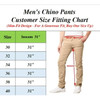 GALAXY BY HARVIC MENS KHAKI 4-WAY STRETCH PANTS - SIZE: MEN 32X31 - BLACK