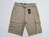 BLU ROCK NEW YORK 10" INSEAM CARGO POCKET W/BELT INCLUDED SHORTS MEN 36 - KHAKI New