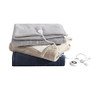 SHABBY CHIC PERFECT FIT SOFT HEAT HEATED THROW BLANKET - INDIGO