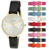 VERNIER WOMEN'S WATCH WITH 10 INTERCHANGEABLE VEGAN STRAPS - GOLD