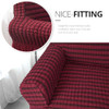 NICEEC Love Seat Slipcover Red Love Seat Cover 1 Piece Easy Fitted Sofa Couch