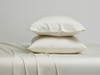 KATHY IRELAND 300 THREAD COUNT 100% BAMBOO RAYON SHEET SET KING - IVORY/WHITE