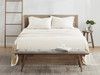 KATHY IRELAND 300 THREAD COUNT 100% BAMBOO RAYON SHEET SET KING - IVORY/WHITE