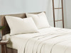 KATHY IRELAND 300 THREAD COUNT 100% BAMBOO RAYON SHEET SET KING - IVORY/WHITE