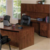 Lorell Essentials Credenza Shell 66"x24"x29-1/2" Cherry Laminate LLR69413