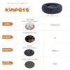 KIMPETS DONUT DOG BED CALMING DOG BEDS FOR SMALL MEDIUM LARGE DOGS - ROUND