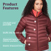 76240 MARMOT WOMEN'S WM'S JENA JACKET MAROON PORT ROYAL SIZE S New