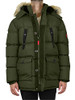 GALAXY BY HARVIC MEN'S HEAVYWEIGHT PARKA WINDBREAKER POLYESTER WATER OLIVE LT New