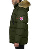 GALAXY BY HARVIC MEN'S HEAVYWEIGHT PARKA WINDBREAKER POLYESTER WATER OLIVE LT New