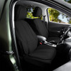 Zone Tech Full Set of 5 Seat Covers for Cars Waterproof Nappa Leather - Black New