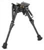 CALDWELL XLA PIVOT BIPOD ADJUSTABLE NOTCHED LEGS SLIM FOLDING 701417 - BLACK