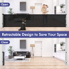 KISKIZ 145 INCH EXTRA WIDE RETRACTABLE GATE - ADJUSTABLE FOR DOORWAYS, STAIRS